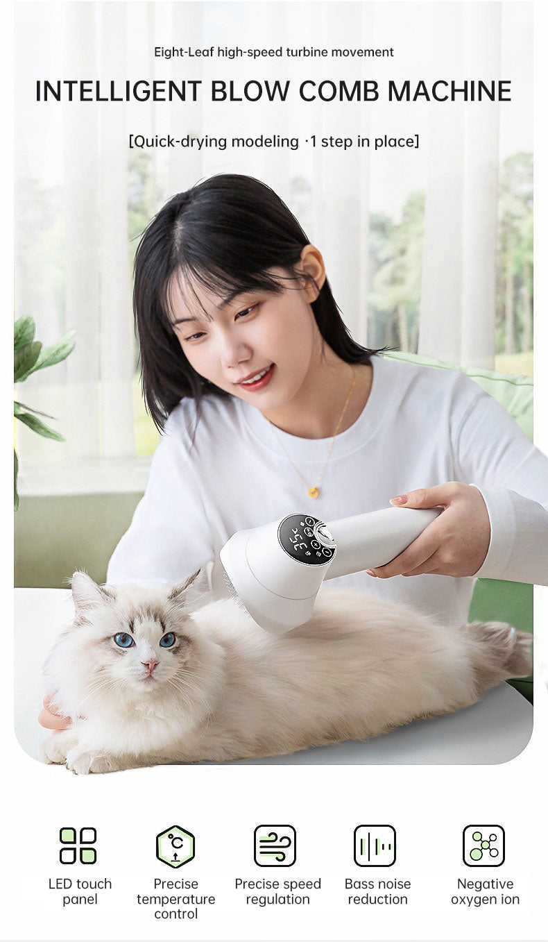Smart Pet Blow & Comb Hair Dryer
