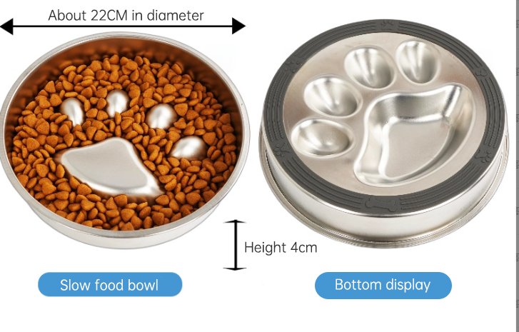 Pet Slow Feeding Food Bowl