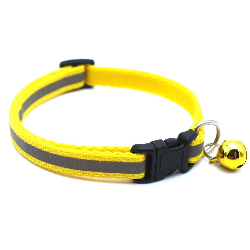 Reflective Pet Collar w/ Bell