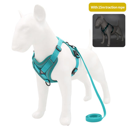 Reflective Vest-Style Pet Harness