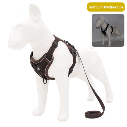 Reflective Vest-Style Pet Harness