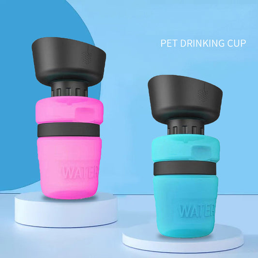 Portable Pet Water Cup w/ Feeder