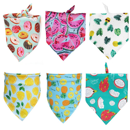 Printed Pet Dog Bandana