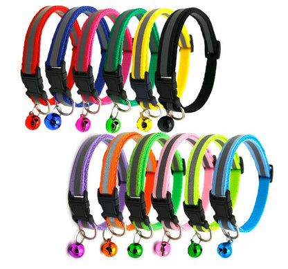 Reflective Pet Collar w/ Bell