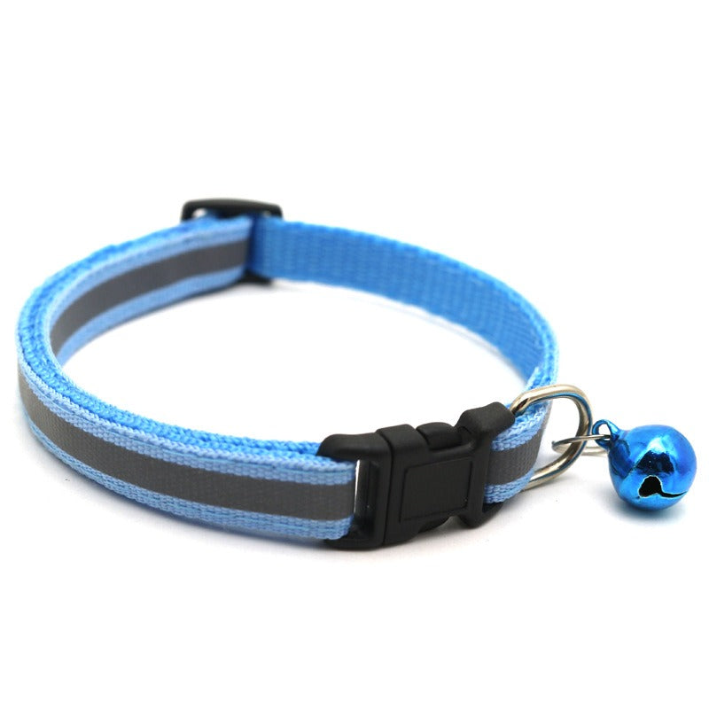 Reflective Pet Collar w/ Bell