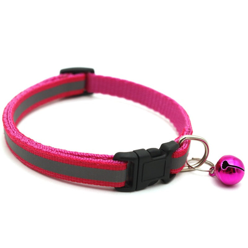 Reflective Pet Collar w/ Bell