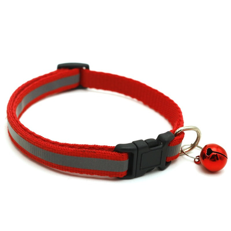 Reflective Pet Collar w/ Bell