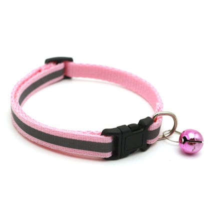 Reflective Pet Collar w/ Bell