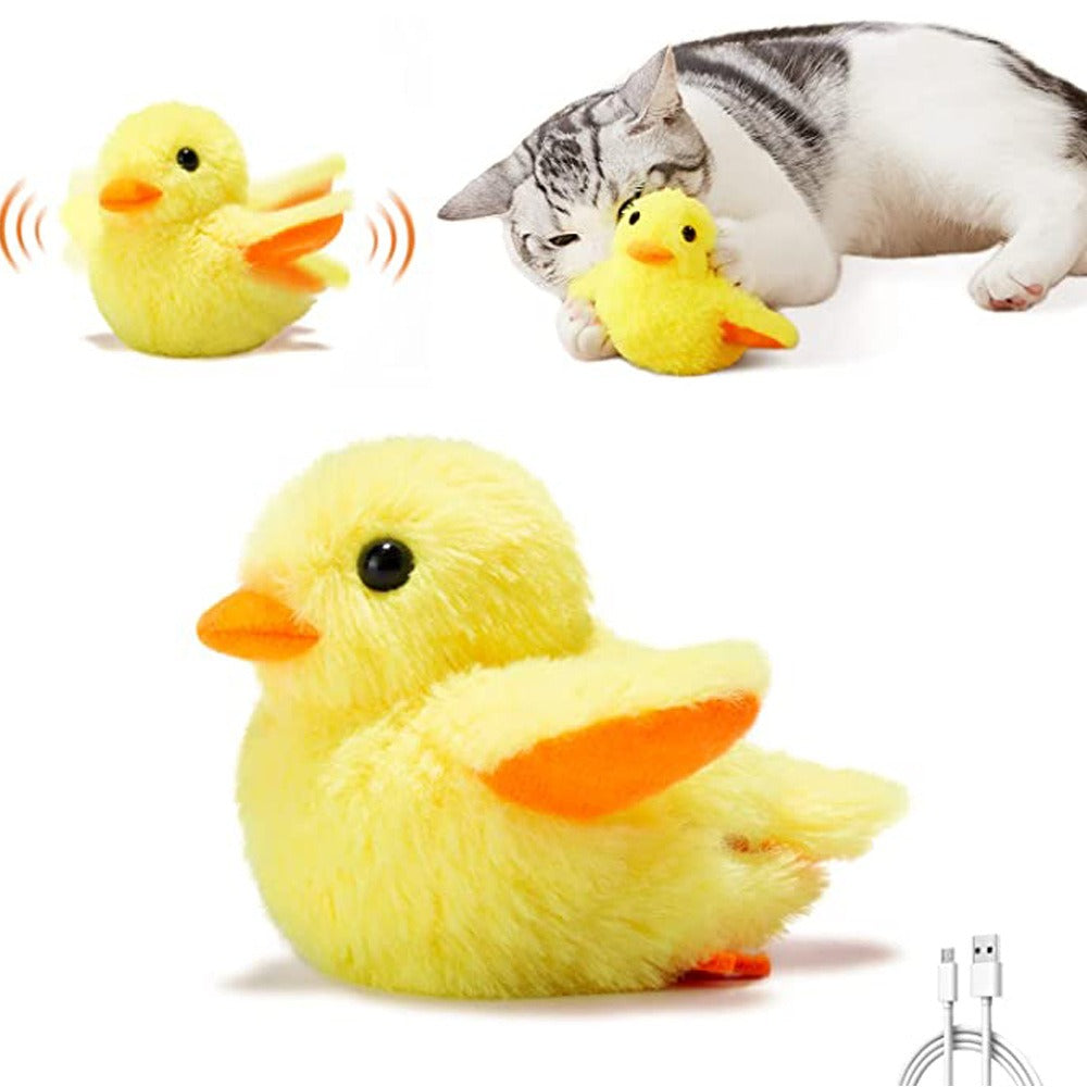 Electric Plush Duckling Simulation Toy