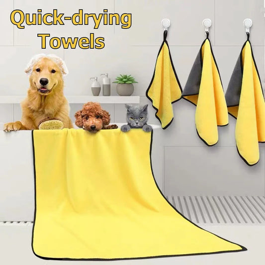 Quick-drying Pet Towels