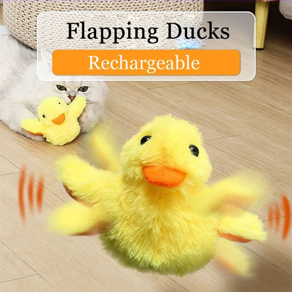 Electric Plush Duckling Simulation Toy