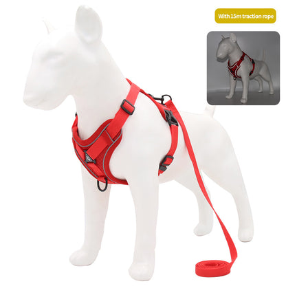 Reflective Vest-Style Pet Harness