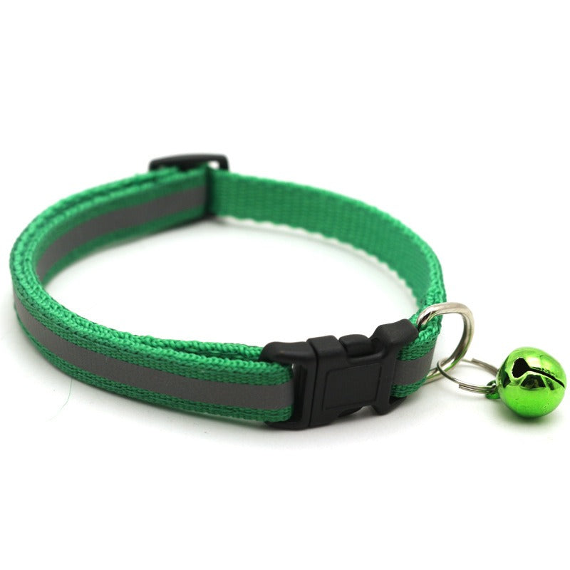 Reflective Pet Collar w/ Bell