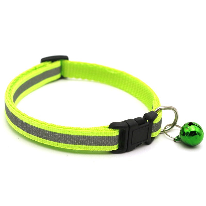 Reflective Pet Collar w/ Bell