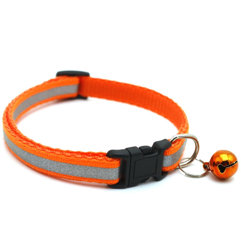 Reflective Pet Collar w/ Bell